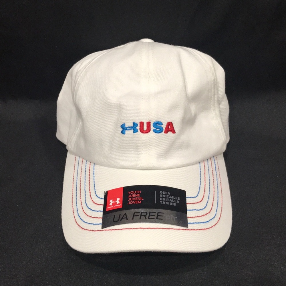 Retro Style USA Under Armour Strapback Hat NWT